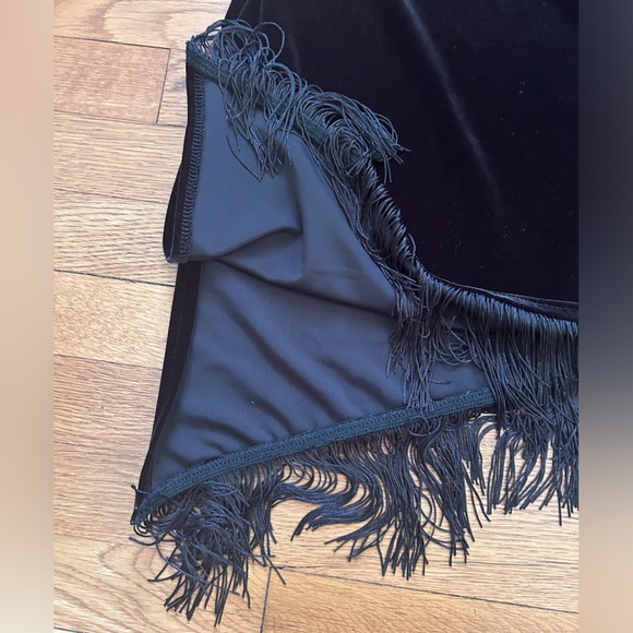 Chico’s Travelers Collection Black Assymetrical Velvet Tunic Top - Size 3 - NWT - Picture 4 of 10